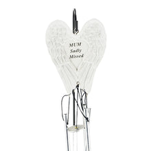 Load image into Gallery viewer, Mum Sadly Missed Guardian Angel Wings Wind Chime