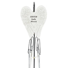 Load image into Gallery viewer, Sister Sadly Missed Guardian Angel Wings Wind Chime