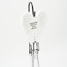 Load image into Gallery viewer, Someone Special Sadly Missed Guardian Angel Wings Wind Chime