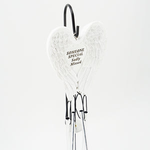 Someone Special Sadly Missed Guardian Angel Wings Wind Chime