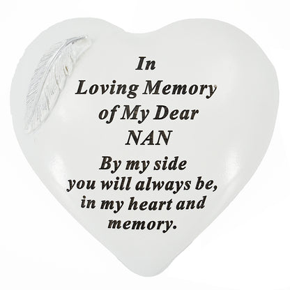 Special Nan Graveside Memorial Feather Grave Plaque