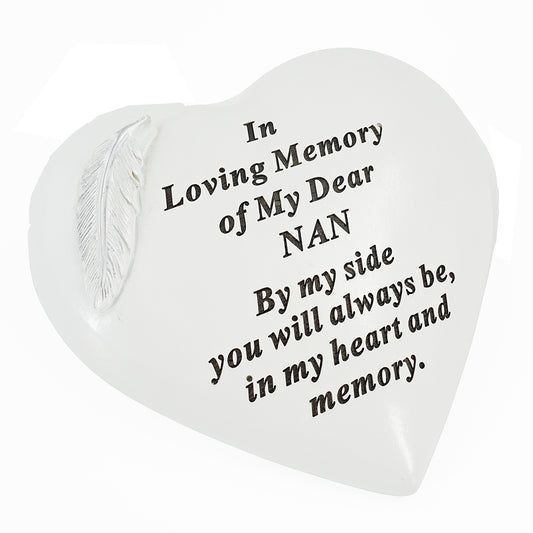 Special Nan Graveside Memorial Feather Grave Plaque
