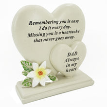 Load image into Gallery viewer, Special Dad Double Heart Plaque