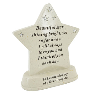 Special Daughter Shining Star Plaque