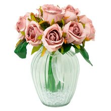 Load image into Gallery viewer, Blush Pink Bud Rose Artificial Flower Arrangement