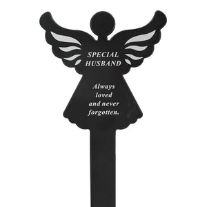 Special Husband Memorial Remembrance Grave Angel Ground Stake