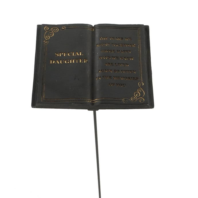 Special Daughter Memorial Black Book Remembrance Stick