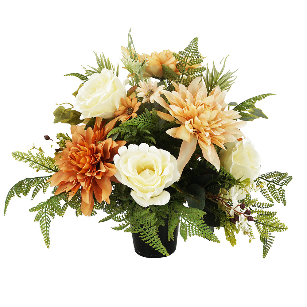 Asher Orange Dahlia Memorial Arrangement