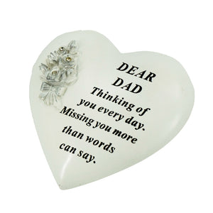 Special Dad  Memorial Rose Bouquet Heart