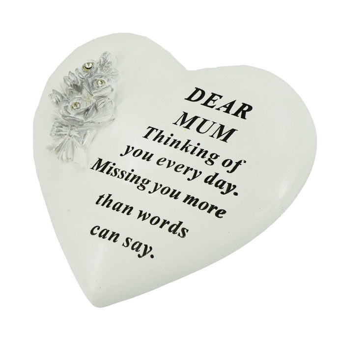 Special Mum Memorial Rose Bouquet Heart