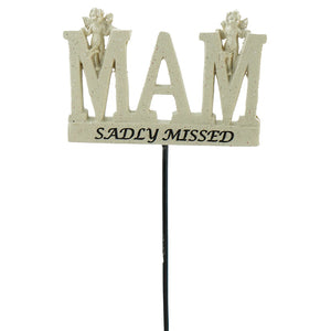 Sadly Missed Mam Angel Memorial Tribute Stick