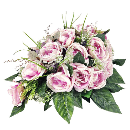 Shaded Pink Peony Teardrop Arrangement