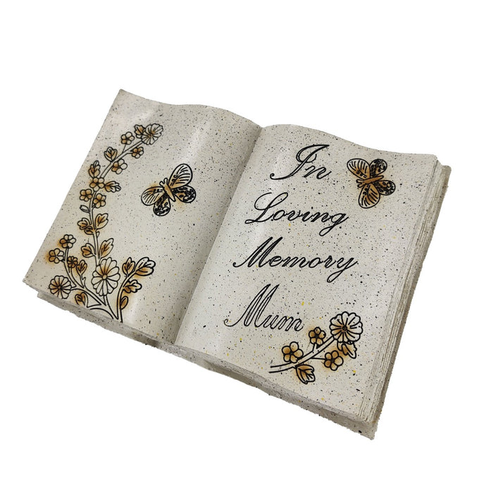 Loving Memory Mum Graveside Memorial Butterfly Flower Grave Book