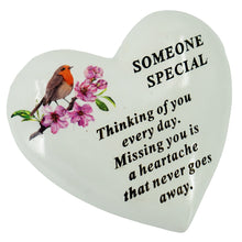 Load image into Gallery viewer, Someone Special Robin Memorial Heart