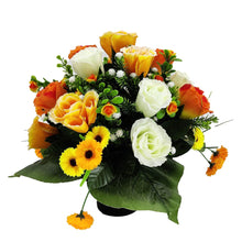 Load image into Gallery viewer, Dylan Orange Rose Artificial Flower Arrangement