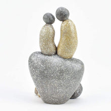 Load image into Gallery viewer, In Love Pebble Couple Sculpture Figure