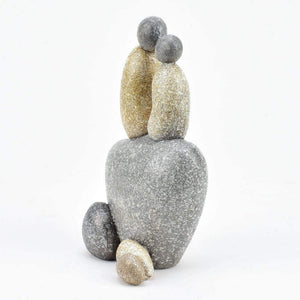 In Love Pebble Couple Sculpture Figure