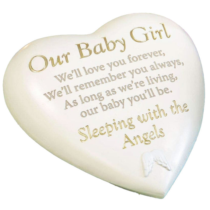 Special Baby Girl Memorial Heart