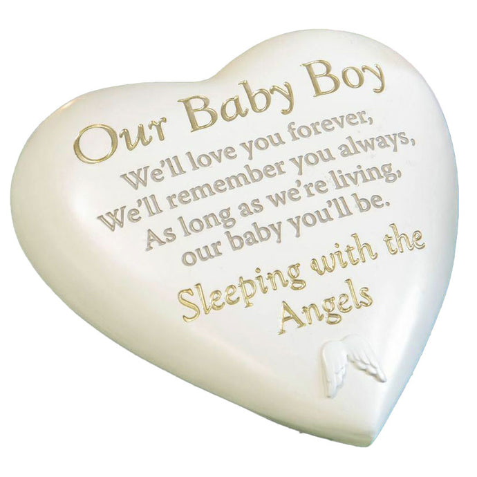 Special Baby Boy Memorial Heart