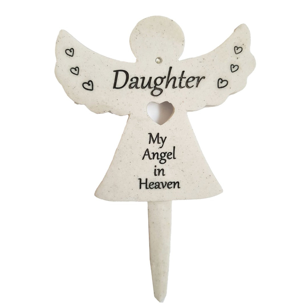 Special Daughter Memorial Angel Remembrance Ground Stake
