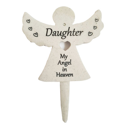 Special Daughter Memorial Angel Remembrance Ground Stake