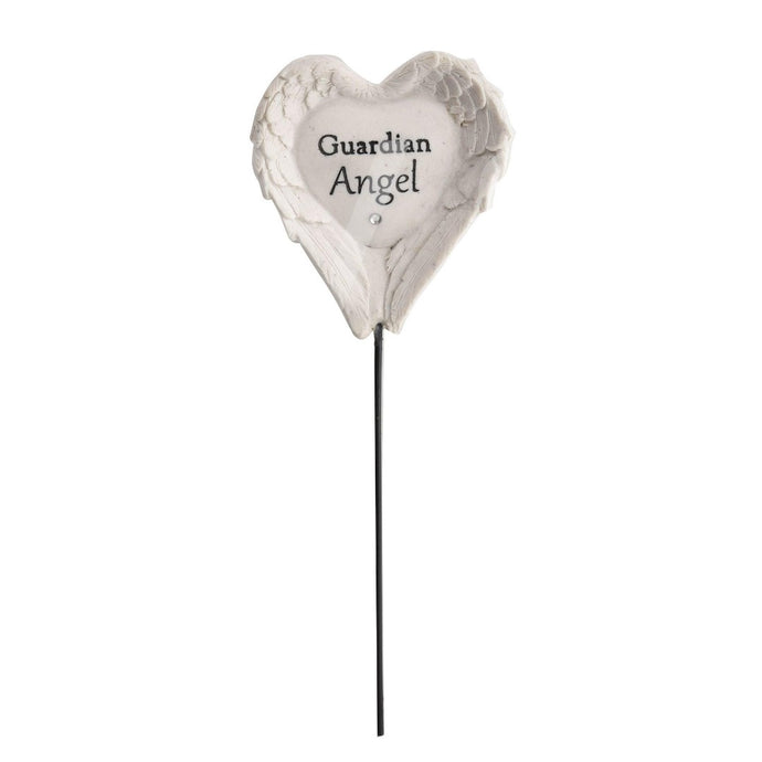 Guardian Angel Memorial Angel Wings Remembrance Ground Stake Stick