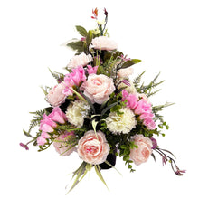 Load image into Gallery viewer, Kamal Pale Pink Peony Artificial Flower Memorial Arrangement
