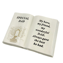 Load image into Gallery viewer, Special Dad Stairway to Heaven Memorial Graveside Book Plaque