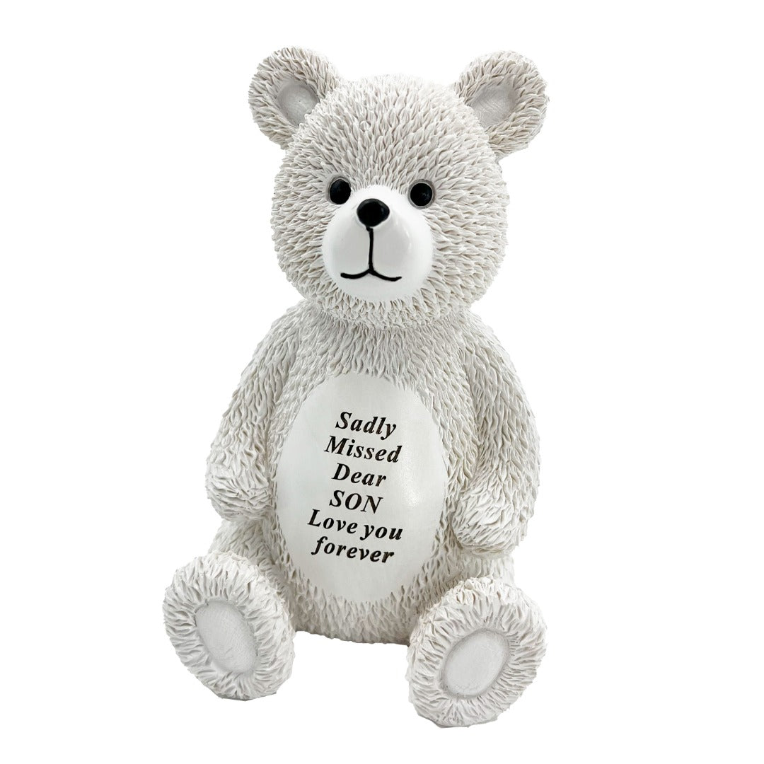 Special Son Baby Boy Teddy Bear Memorial Graveside Ornament