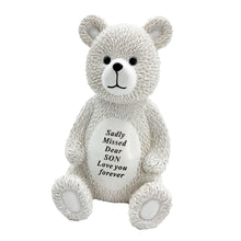 Load image into Gallery viewer, Special Son Baby Boy Teddy Bear Memorial Graveside Ornament