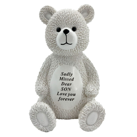 Special Son Baby Boy Teddy Bear Memorial Graveside Ornament