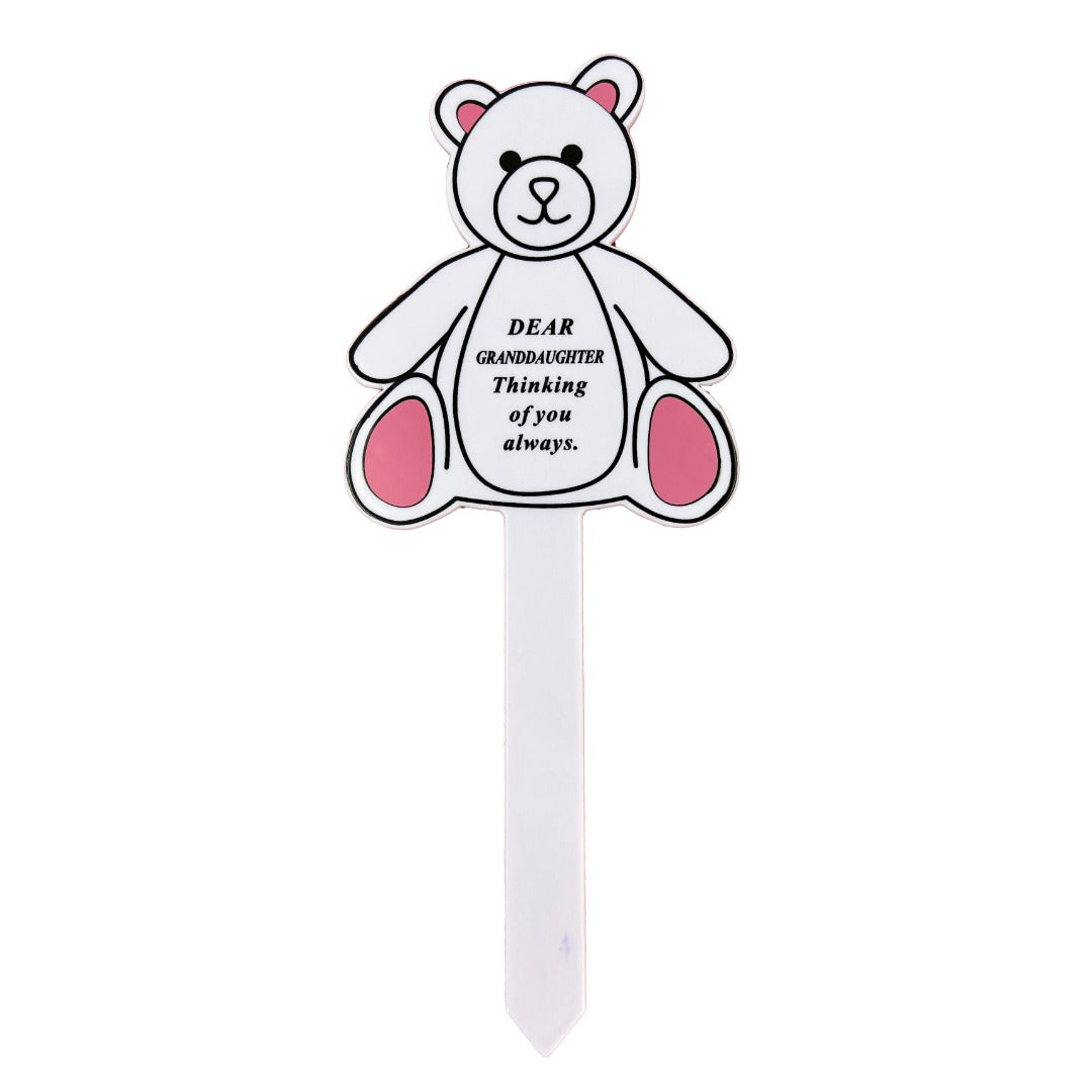 Special Granddaughter Memorial Baby Child Remembrance Ground Stake Plaque