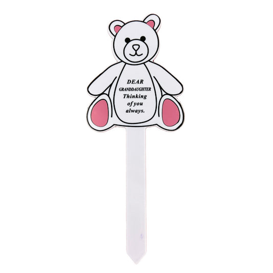 Special Granddaughter Memorial Baby Child Remembrance Ground Stake Plaque