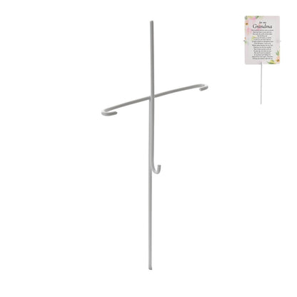 Outdoor Memorial Remembrance Verse Grave Poem Card Holder Stake Stand