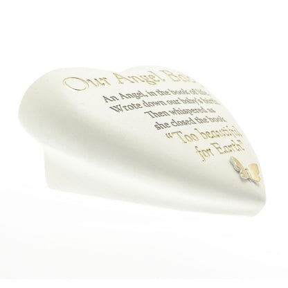 Our Angel Baby Butterfly Graveside Memorial Heart Grave Plaque Ornament