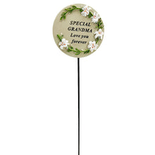 Load image into Gallery viewer, Special Grandma Lily Flower Memorial Tribute Stick Graveside Grave Plaque Stake