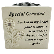 Load image into Gallery viewer, Special Grandad Diamante Flower Vase