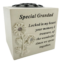 Load image into Gallery viewer, Special Grandad Diamante Flower Vase