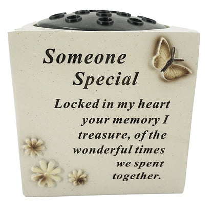 Someone Special  Butterfly & Flower Vase