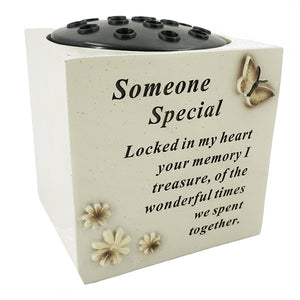 Someone Special  Butterfly & Flower Vase