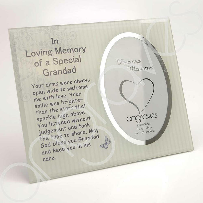 Special Grandad Photo Frame (4 x 6 Inch) - Angraves Memorials