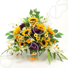 Load image into Gallery viewer, Soleil Yellow Sunflower Memorial Arrangement