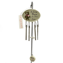 Load image into Gallery viewer, Dear Sister Teddy Bear Memorial Wind Chime