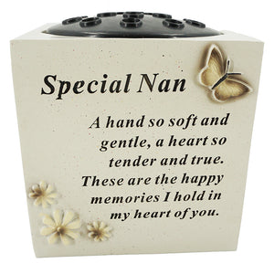 Special Nan Butterfly & Flower Vase
