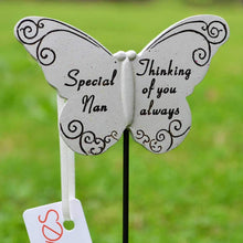 Load image into Gallery viewer, Thinking of you Always Special Nan Butterfly  Memorial Remembrance Stick