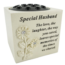 Load image into Gallery viewer, Special Husband Diamante Flower Vase