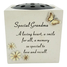 Load image into Gallery viewer, Special Grandma Butterfly &amp; Flower Vase