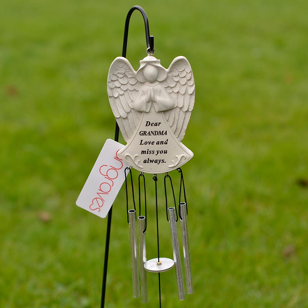 Dear Grandma Guardian Angel Love And Miss You Always Wind Chime - Angraves Memorials