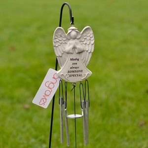 Someone Special Guardian Angel Missing You Always Wind Chime - Angraves Memorials