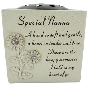 Special Nanna Diamante Flower Vase
